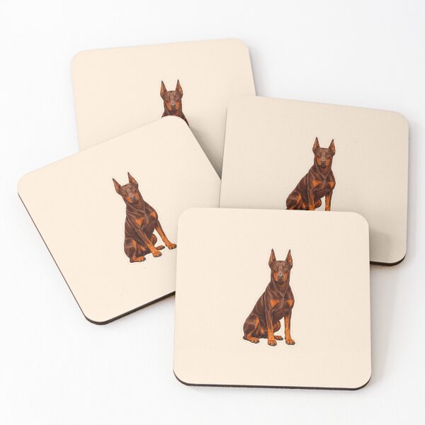 Item preview, Red Doberman Pinscher designed and sold by BackgroundND.