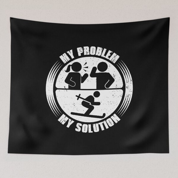 Item preview, Cross Country Skier My Problem My Pictogram Dad designed and sold by tshirtconcepts.