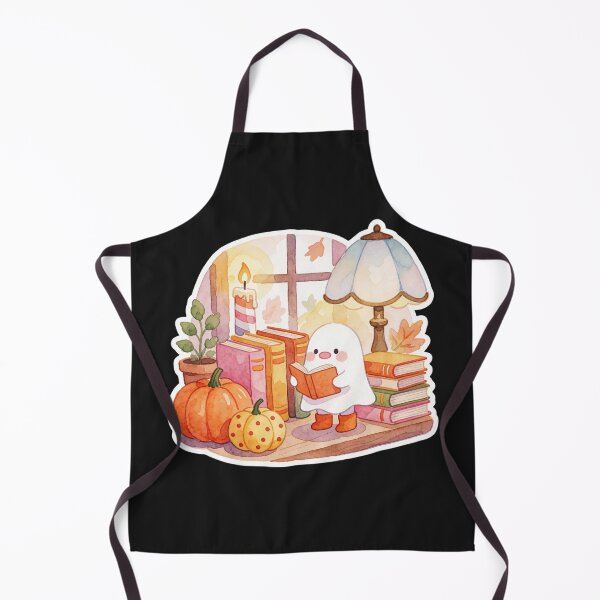 Item preview, Ghost Librarian | Cozy Bookish Halloween Spirit designed and sold by AillustriaAK.