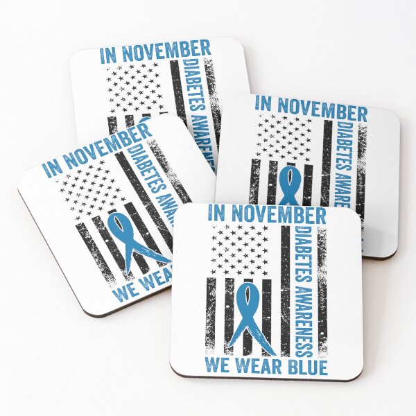 Item preview, In November Diabetes Awareness We Wear Blue Supporter designed and sold by SofenArt.