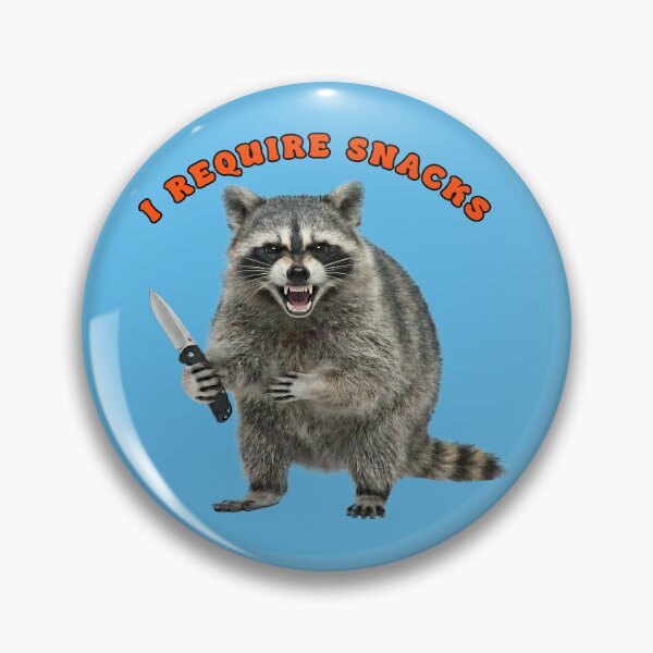 Item preview, Funny Angry Raccoon Holding Knife designed and sold by TeeARTHY.