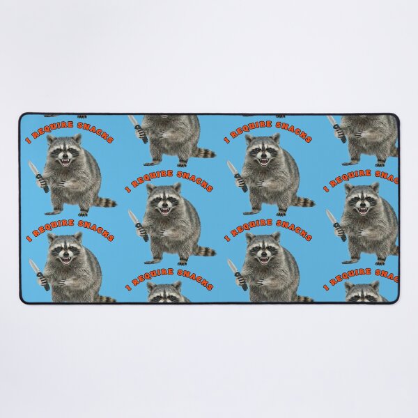 Item preview, Funny Angry Raccoon Holding Knife designed and sold by TeeARTHY.