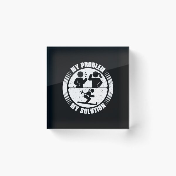 Item preview, Cross Country Skier My Problem My Pictogram Mom designed and sold by tshirtconcepts.