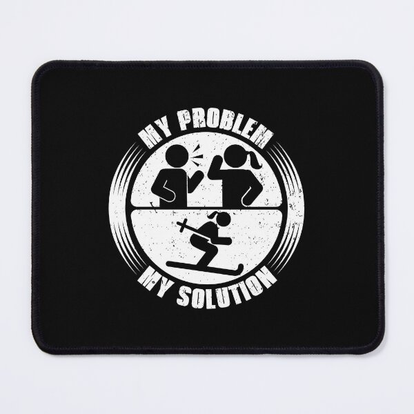 Item preview, Cross Country Skier My Problem My Pictogram Mom designed and sold by tshirtconcepts.