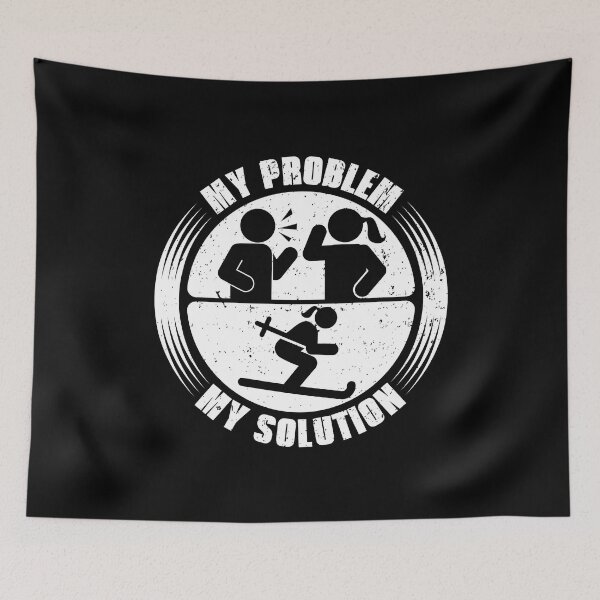 Item preview, Cross Country Skier My Problem My Pictogram Mom designed and sold by tshirtconcepts.