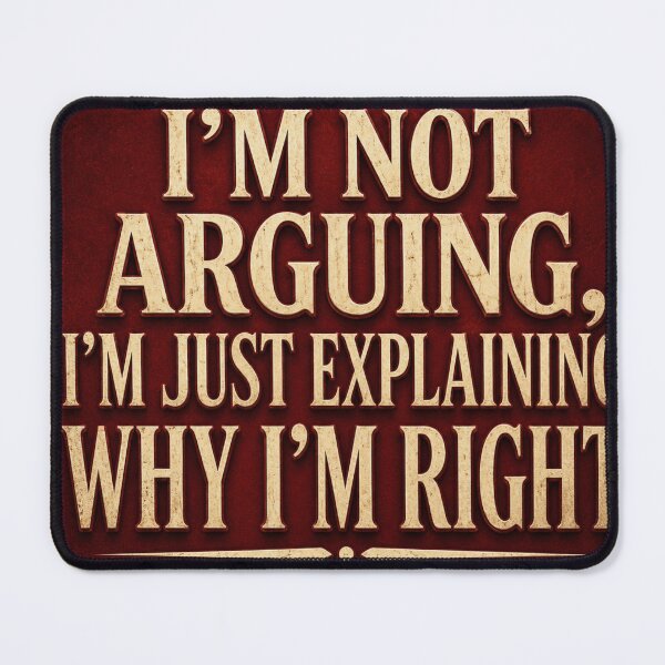 Item preview, I'm Not Arguing I'm Just Explaining Why I'm Right - Sarcastic Quote designed and sold by INVIKETOS.