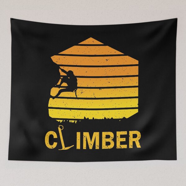 Item preview, Vintage Rock Climber - Retro Mountain Climbing designed and sold by Alexaltay.