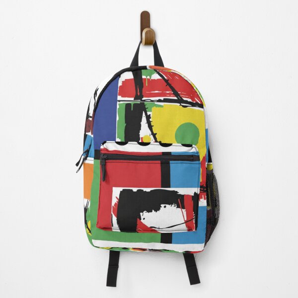 Item preview, playful disorder stamp colorful geometric abstract design designed and sold by SmashingDeals.