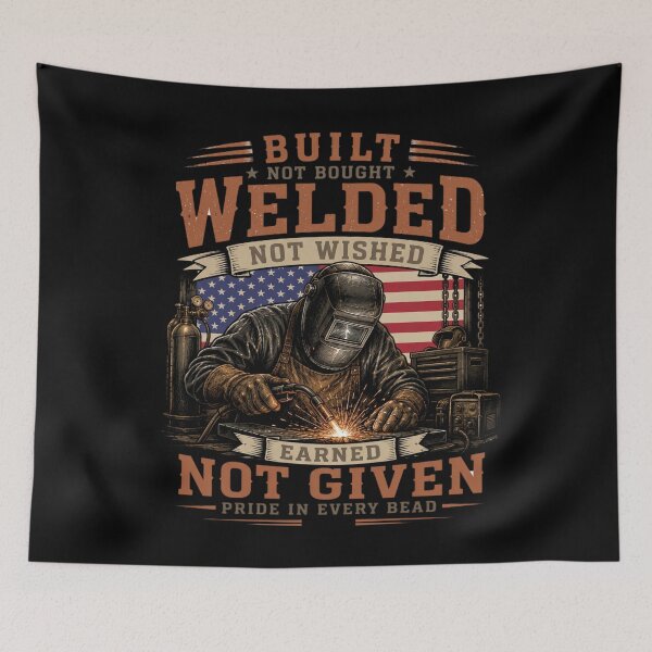 Item preview, Welded Not Wished | Built By Discipline Welder Shirt designed and sold by LabCore.