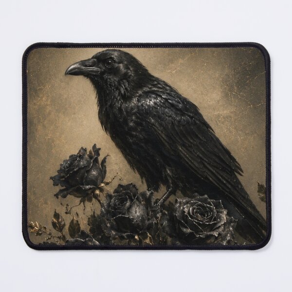 Item preview, Gothic Raven and Black Roses designed and sold by VelarisMoon.