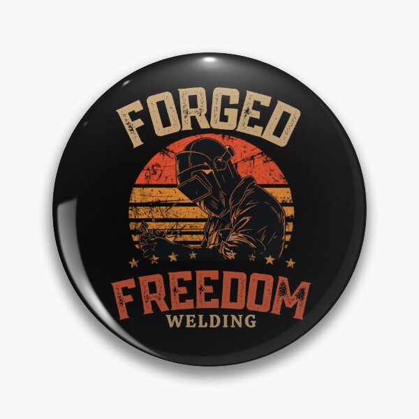 Item preview, Forged Freedom | Patriotic American Welder Shirt designed and sold by LabCore.