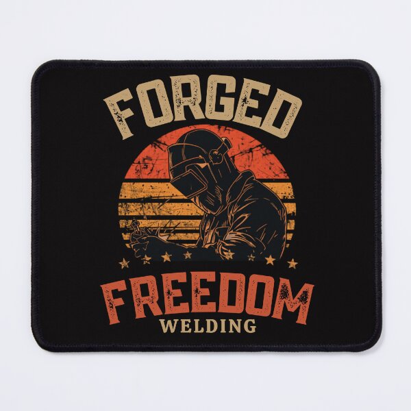 Item preview, Forged Freedom | Patriotic American Welder Shirt designed and sold by LabCore.