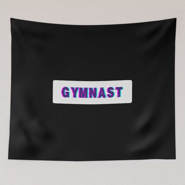 Item preview, Gymnast Glitch Aesthetic Typography Sport V4 designed and sold by creativerooney.