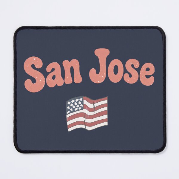Item preview, San Jose California Cute Skyline Pastel City designed and sold by HowToCanadian.