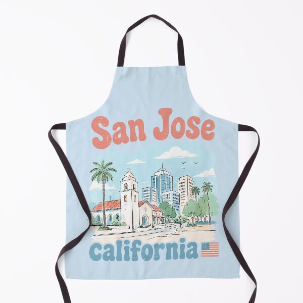 Item preview, San Jose California Cute Skyline Pastel City designed and sold by HowToCanadian.