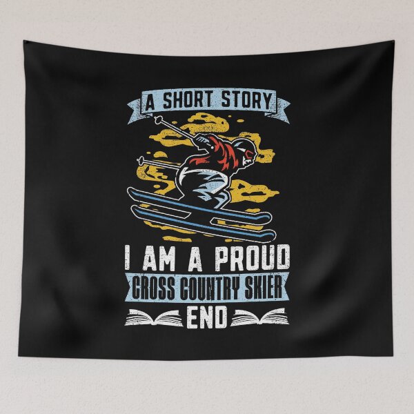 Item preview, Cross Country Skier A Short Story Winter Sports designed and sold by tshirtconcepts.