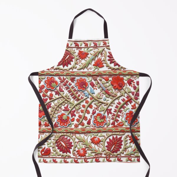 Item preview, Suzani Uzbekistan Floral Embroidery Pattern designed and sold by Vicky Brago-Mitchell®.