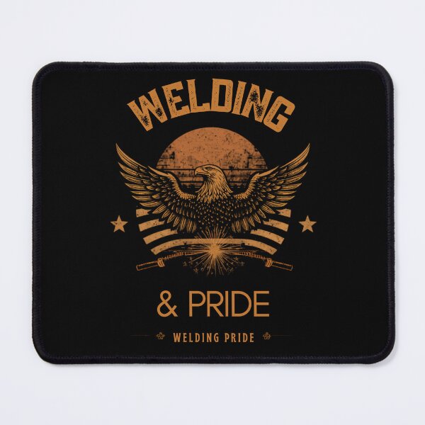 Item preview, Welding And Pride | American Flag Welder Shirt designed and sold by LabCore.