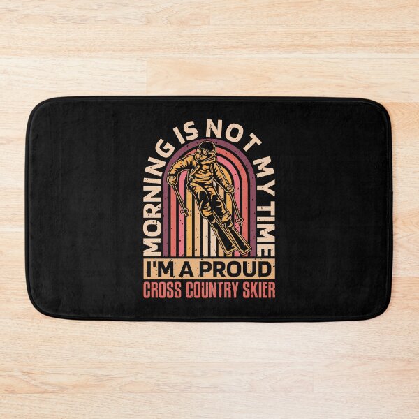 Item preview, Cross Country Skier Morning Is Not My Time Skiing designed and sold by tshirtconcepts.