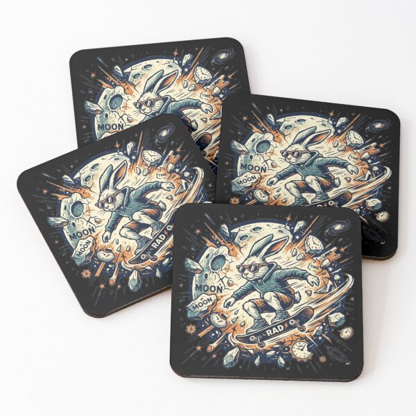 Item preview, Rad Rabbit – Skateboarding in Space designed and sold by Dogandesighn.