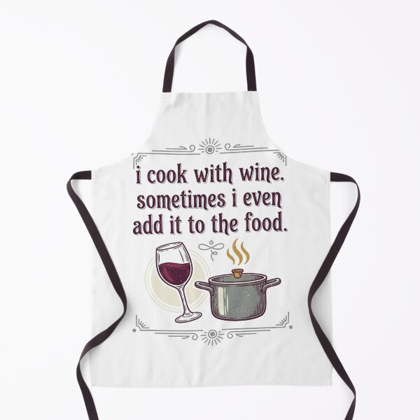 Item preview, I Cook With Wine Shirt | Funny Wine Gift | Sarcastic Wine Tee | Gift for Her | Wine T-Shirt designed and sold by SunnyDesign82.