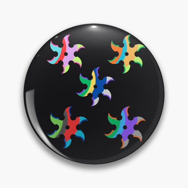 Item preview, Colorful Ninja Star Pattern- Vibrant Shuriken Design designed and sold by CrownINDesign.