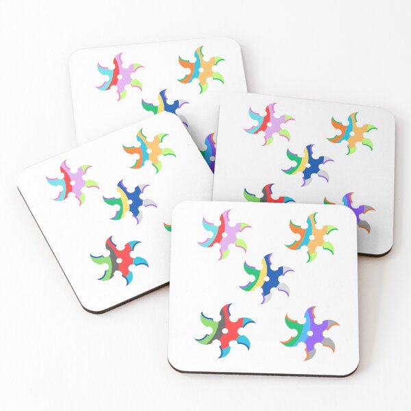 Item preview, Colorful Ninja Star Pattern- Vibrant Shuriken Design designed and sold by CrownINDesign.