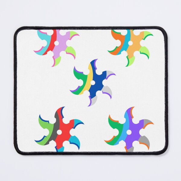 Item preview, Colorful Ninja Star Pattern- Vibrant Shuriken Design designed and sold by CrownINDesign.