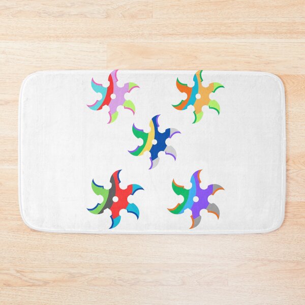 Item preview, Colorful Ninja Star Pattern- Vibrant Shuriken Design designed and sold by CrownINDesign.