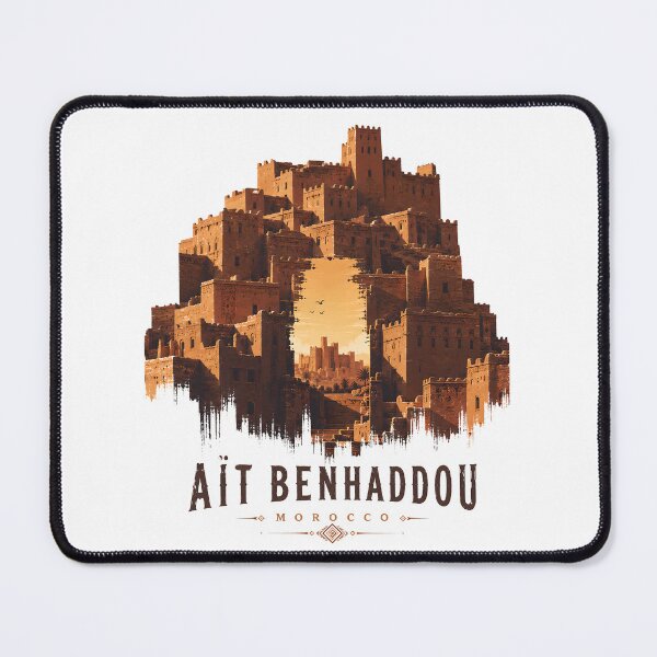 Item preview, Ait Ben Haddou Morocco Travel Sticker | UNESCO Kasbah Landmark designed and sold by MARO-X.