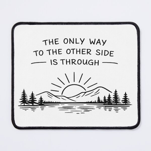 Item preview, the only way to the other side is through designed and sold by Side Quest Co..