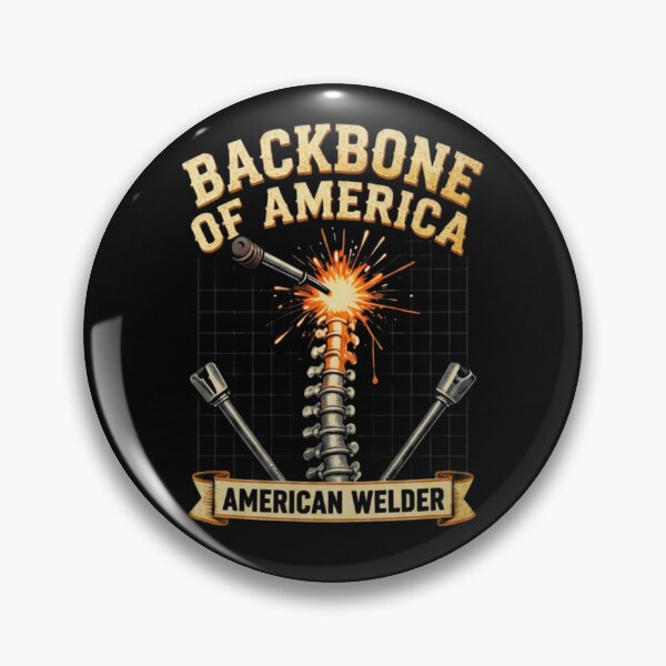 Item preview, Backbone Of America | Blue Collar Welder Shirt designed and sold by LabCore.