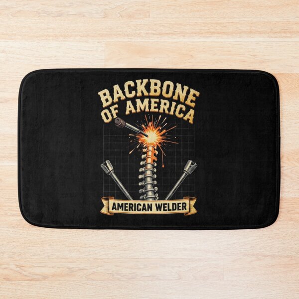 Item preview, Backbone Of America | Blue Collar Welder Shirt designed and sold by LabCore.