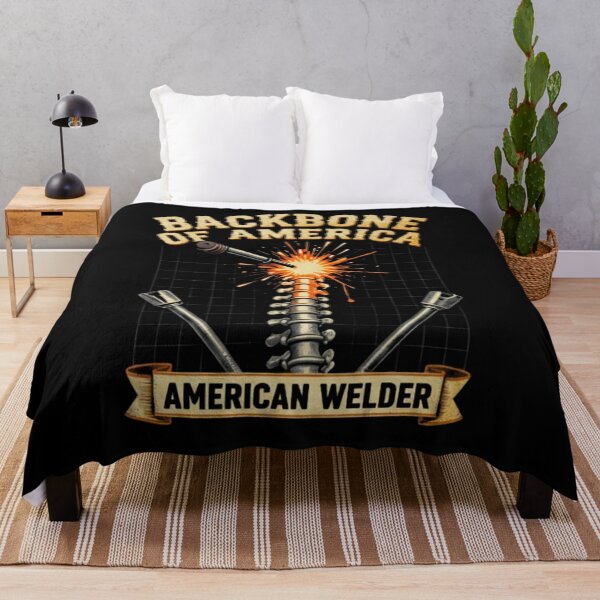 Item preview, Backbone Of America | Blue Collar Welder Shirt designed and sold by LabCore.