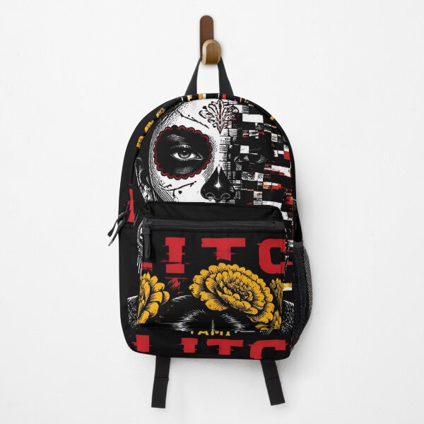 Item preview, Cyberpunk Calavera Glitch Art: Yami System Error designed and sold by saamessart.
