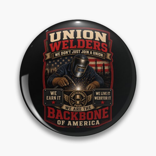 Item preview, Backbone Of America | Blue Collar Welder Shirt designed and sold by LabCore.