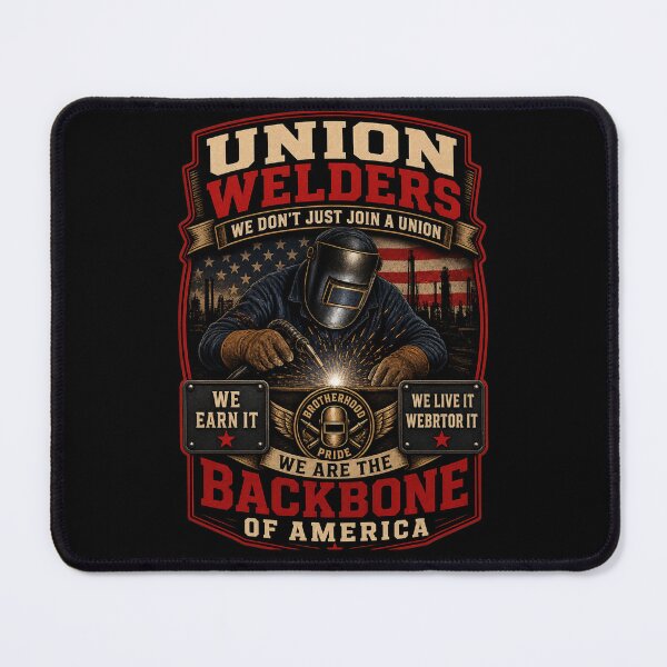 Item preview, Backbone Of America | Blue Collar Welder Shirt designed and sold by LabCore.