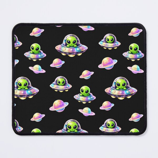 Item preview, Cute Alien UFO Pastel Galaxy Pattern designed and sold by SRY SHOP.