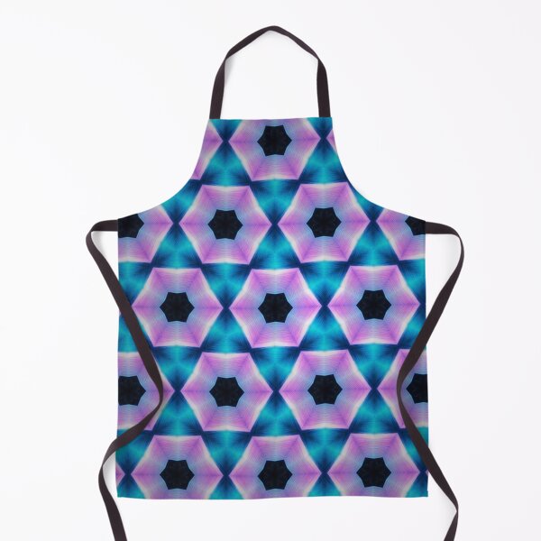 Item preview, Pink Purple Teal Hexagonal Floral Pattern designed and sold by IntelliMindDesigns.