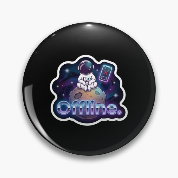 Item preview, Offline Astronaut Aesthetic Sticker designed and sold by cnsri.