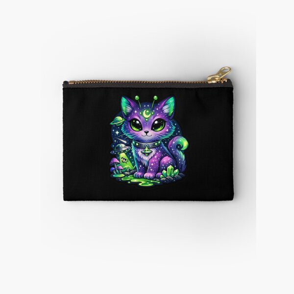 Item preview, Cosmic Alien Cat – Cute Galaxy Space Kitty  designed and sold by TheZyro.
