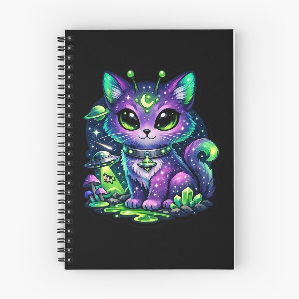 Item preview, Cosmic Alien Cat – Cute Galaxy Space Kitty  designed and sold by TheZyro.