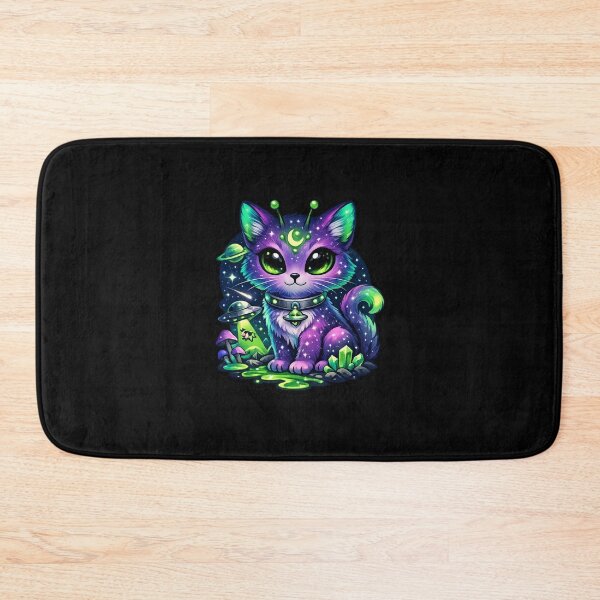 Item preview, Cosmic Alien Cat – Cute Galaxy Space Kitty  designed and sold by TheZyro.