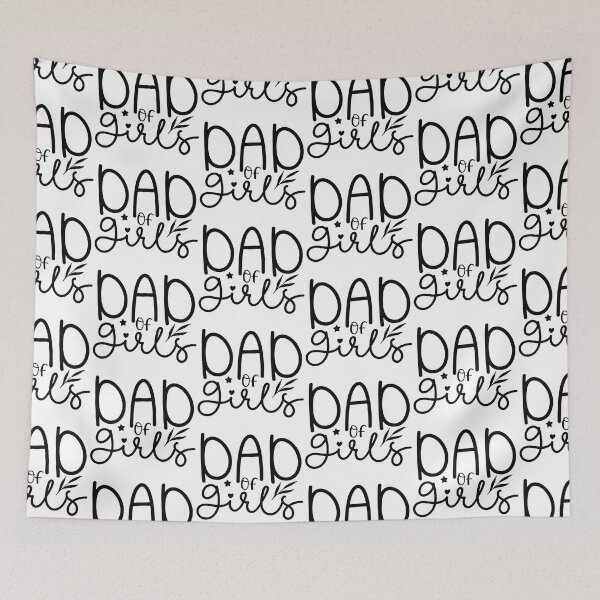 Item preview, Dad Of Girls - Cute Girl Dad Pride Daughter Father Day Gift Papa Art designed and sold by FuzionRaptor.
