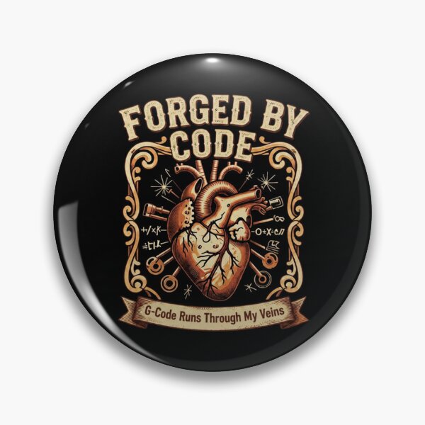 Item preview, Forged By Code | CNC Machinist Mechanical Heart  designed and sold by LabCore.