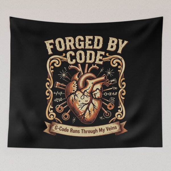 Item preview, Forged By Code | CNC Machinist Mechanical Heart  designed and sold by LabCore.