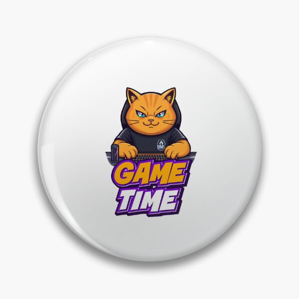 Item preview, Game Time Cat Gamer Mascot T-Shirt | Cute Gaming Cat Esports Design designed and sold by Brain shot.