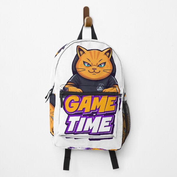 Item preview, Game Time Cat Gamer Mascot T-Shirt | Cute Gaming Cat Esports Design designed and sold by Brain shot.
