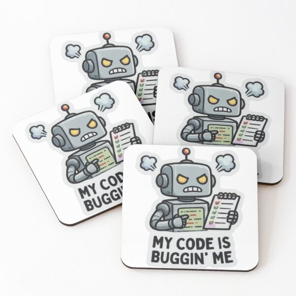 Item preview, Debugging.exe Has Stopped Working | Angry Coder Robot designed and sold by Khatumeye.