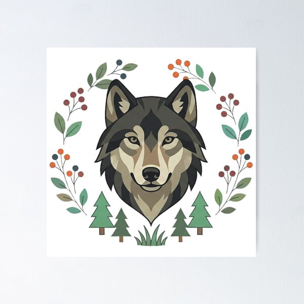 Item preview, Wild Nature Wolf designed and sold by Ofiel.